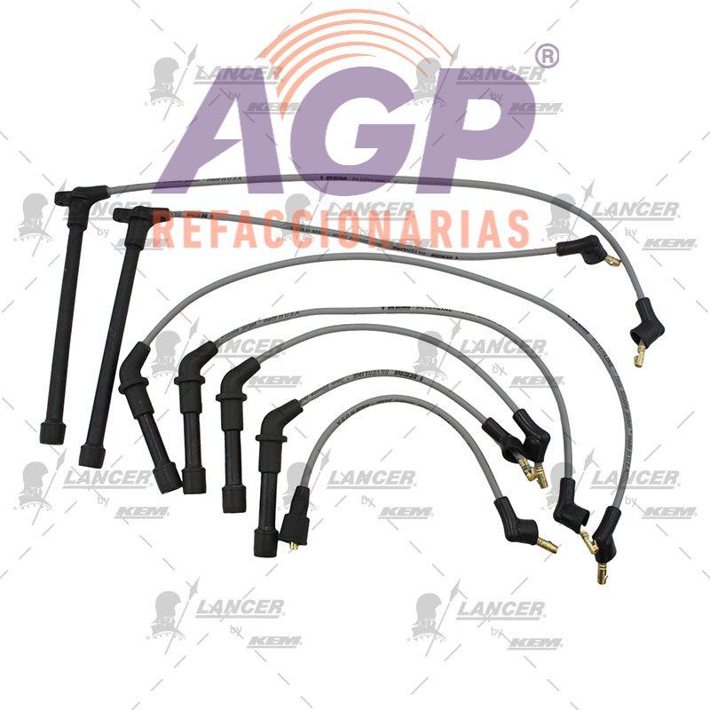 CABLES PARA BUJIAS  NISSAN D21 PICK UP IMP. 3.0 LTS. 6 CIL.  90-96