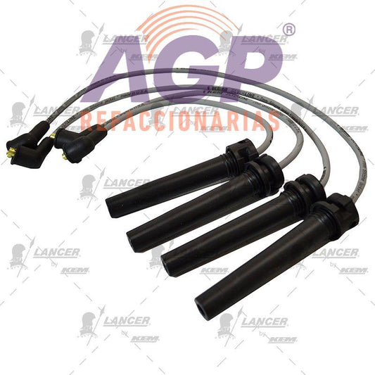 CABLES PARA BUJIAS  NISSAN 4 CIL. 2.4 LTS. PICK UP D21 2005-2008 / PICK UP NP300 2009-2015
