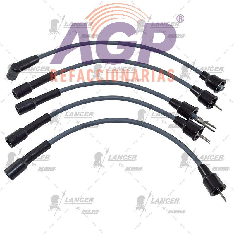 CABLES PARA BUJIAS CHRYSLER 4 CIL. 2.5 LTS. M.P.F.I.  1990-1995. LE BARON, SHADOW, SPIRIT