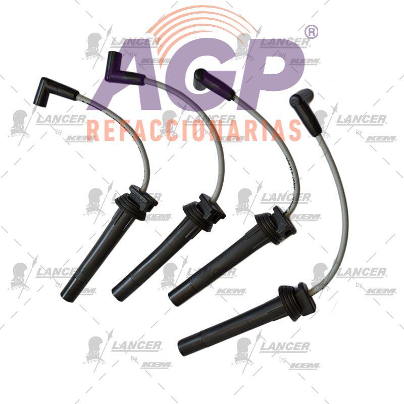 CABLES PARA BUJIAS  CHRYSLER 4 CIL. 2.0 LTS. NEON ARBOL DE LEVAS SENCILLO 1995-2002