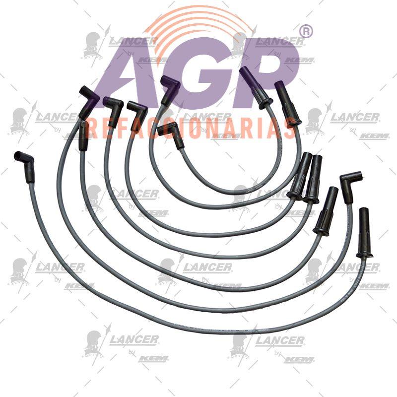 CABLES PARA BUJIAS  CHRYSLER 6 CIL. 3.9 LTS.  DURANGO RAM-WAGON-RUNNER-VAN 1993-2002.