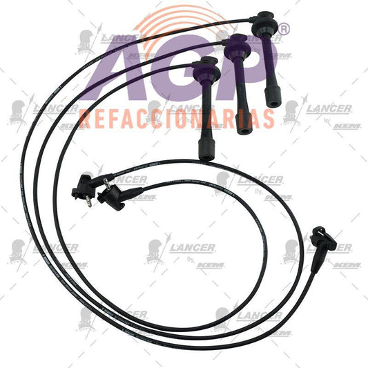 CABLES PARA BUJIAS  TOYOTA IMPORTADOS TACOMA 3.4 LTS. 6 CIL. 95-04 - REFACCIONARIAS AGP