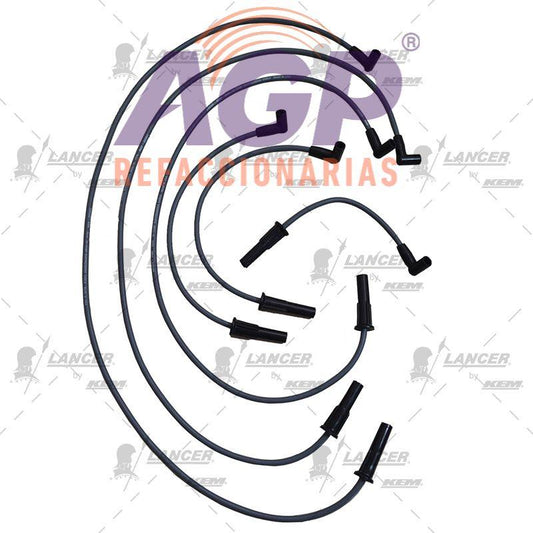 CABLES PARA BUJIAS  G.M. 6 CIL. 2A GEN.CAVALIER