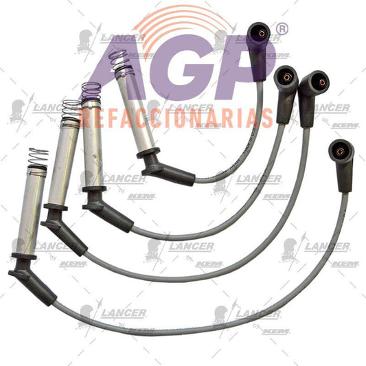 CABLES PARA BUJIAS  G.M. 4 CIL. 1.8 LTS. CHEVY C2 2004-2012