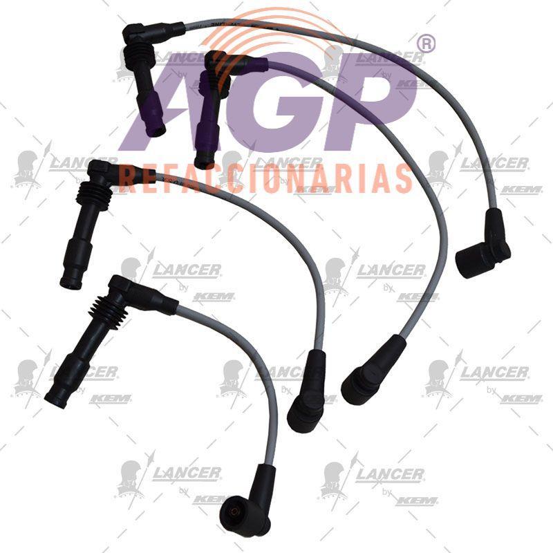 CABLES PARA BUJIAS  G.M. 4 CIL. 2.4 LTS.  ASTRA 2004-2006 - REFACCIONARIAS AGP