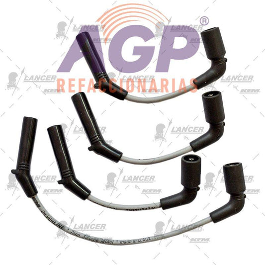 CABLES PARA BUJIAS  G.M. 4 CIL. 1.0 LTS. MATIZ 2004-2015
