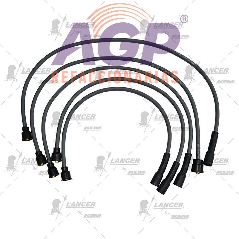 CABLES PARA BUJIAS  G.M. 4 CIL. LUVCAMIONETA1972-19751.8LTS.