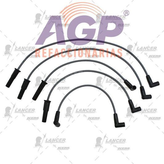 CABLES PARA BUJIAS  CHEVROLET CAVALIER IMP. 1.8 LTS. 4 CIL. 1982