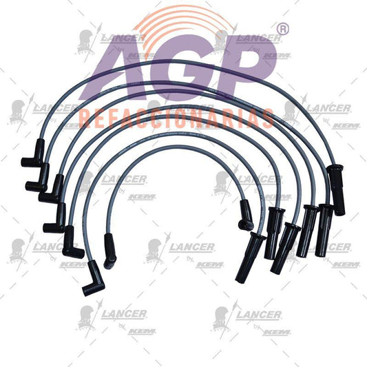 CABLES PARA BUJIAS  G.M. 6 CIL. LUMINA APV 3.1LTS.ENC.ELECTRONICO 1990-1995
