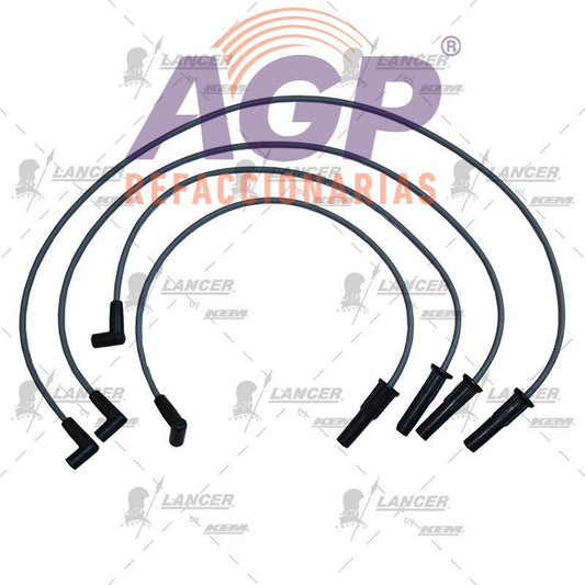 CABLES PARA BUJIAS  G.M. 4 CIL. CENTURY2.5LTS.ENC.ELECTRONICO1987-1992