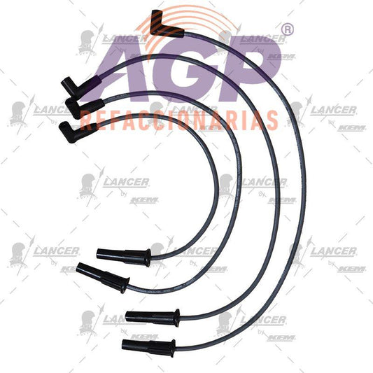 CABLES PARA BUJIAS  G.M. 4 CIL. 2.2 LTS. CAVALIER ENC. ELECTRONICO (1998-2003)