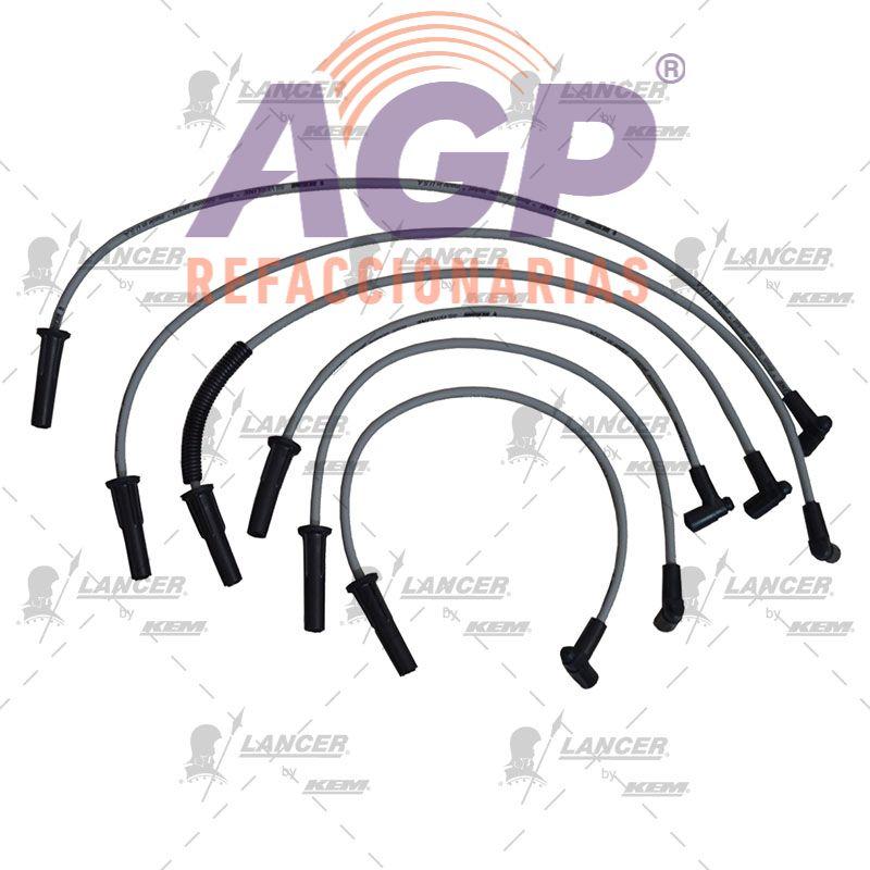 CABLES PARA BUJIAS  G.M. 6 CIL. 4.3 LTS. BLAZER 1995-1997 - REFACCIONARIAS AGP
