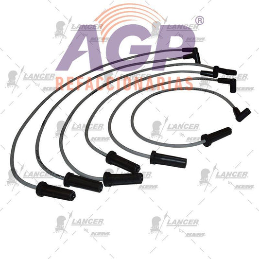 CABLES PARA BUJIAS  G.M. 6 CIL. 3.4 LTS. PONTIAC GRAND AM 2000-2002