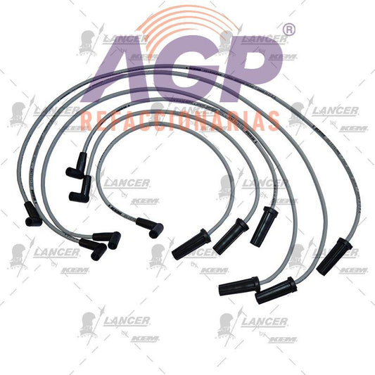CABLES PARA BUJIAS  G.M. 6 CIL. CENTURY3.3L.(1992)