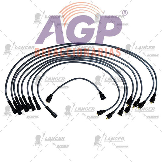 CABLES PARA BUJIAS  G.M. 8 CIL. 350 CHEVY NOVA