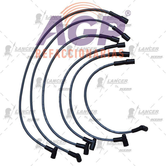 CABLES PARA BUJIAS  G.M. 6 CIL. 2.8 LTS. CARBURADOS CELEBRITY