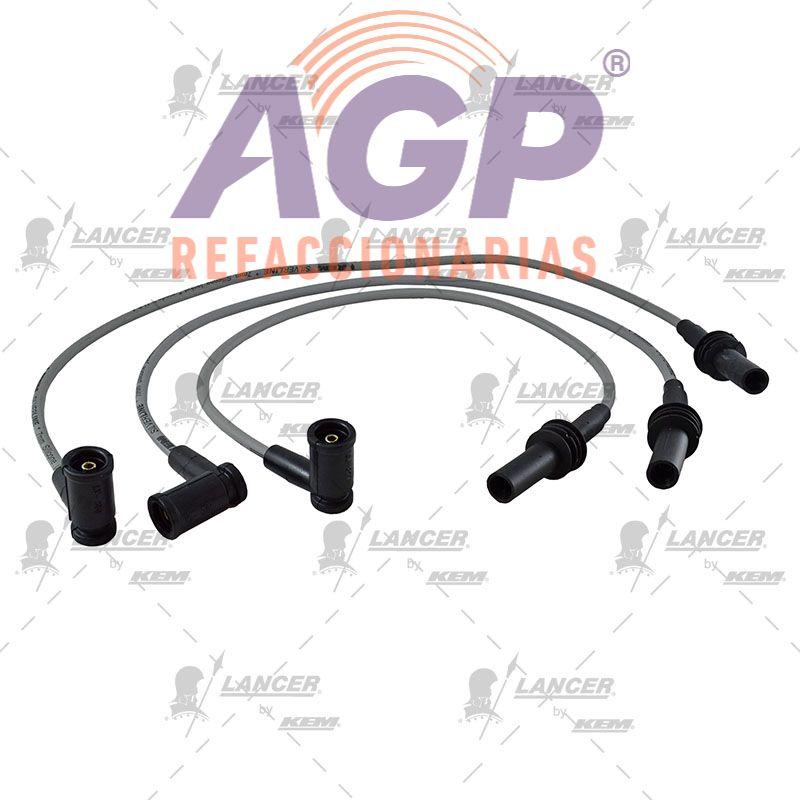 CABLES PARA BUJIAS  DODGE DAKOTA 3.7 LTS. 6 CIL. 09-10 / DURANGO IMP. 3.7 LTS. 6 CIL. 2009 / NITRO 3.7 LTS. 6 CIL. 09-12 / RAM 1500 3.7 LTS. 6 CIL. 09-10
