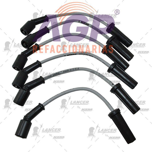 CABLES PARA BUJIAS  CHEVROLET SILVERADO 1500 4.3 LTS. 6 CIL. 14-15 / GMC SIERRA 1500 IMP. 4.3 LIT. 6 CIL. 14-15