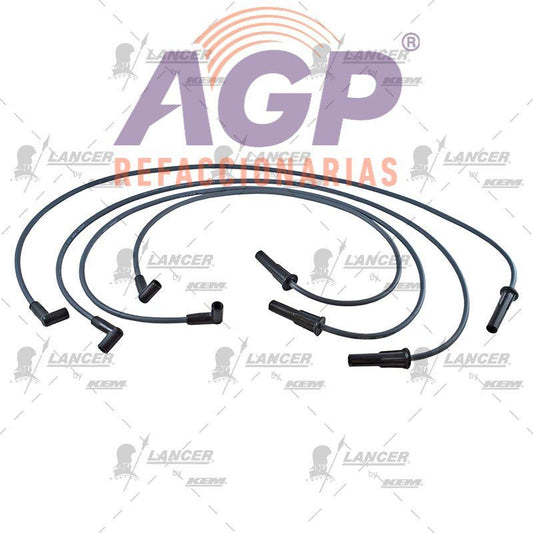 CABLES PARA BUJIAS  CHEVROLET CAVLIER SOHC IMP. 2.0 LTS. 4 CIL. 87-89