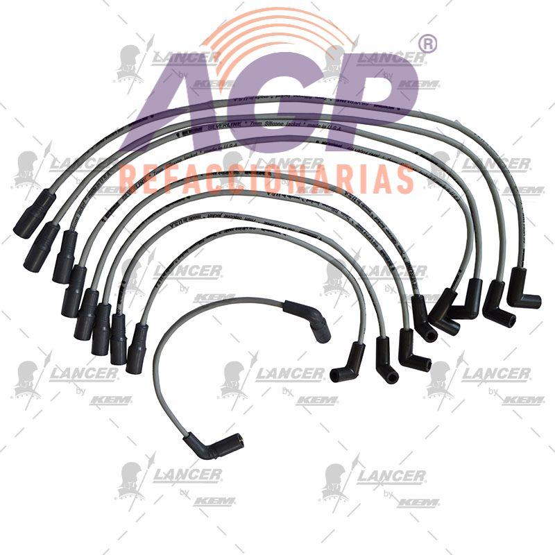 CABLES PARA BUJIAS  G.M. 8 CIL. 5.7 LTS. SILVERADO