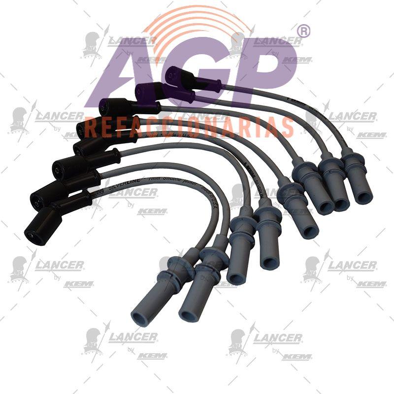 CABLES PARA BUJIAS  CHRYSLER ASPEN IMP. 4.47 LTS. 8 CIL. 08-09 / DODGE DAKOTA 4.7 LTS. 8 CIL. 08-10 / DURANGO IMP. 4.7 LTS. 8 CIL. 08-09 / RAM 1500 IMP. 4.7 LTS. 8 CIL. 08-10 / JEEP GRAND CHEROKEE 4