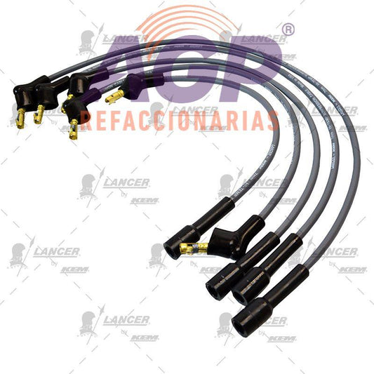 CABLES PARA BUJIAS  RENAULT 4 CIL.  2 LITROS MIRAGE