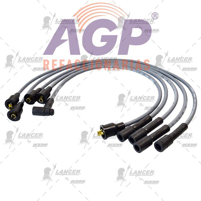 CABLES PARA BUJIAS  RENAULT 4 CIL. 1.4 LTS ALLIANCE Y ENCORE 1984-1987.