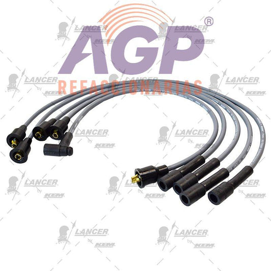 CABLES PARA BUJIAS  RENAULT 4 CIL. 1.4 LTS ALLIANCE Y ENCORE 1984-1987.
