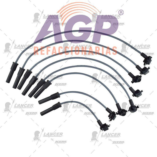 CABLES PARA BUJIAS  FORD 4 CIL. FORDRANGER2.3LTS.8BUJIAS(1989-1994)
