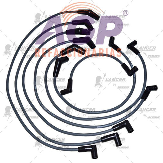 CABLES PARA BUJIAS  FORD 6 CIL. 3.0 LTS. AEROSTAR 1991-1993 ENCENDIDO ELECTRONICO.