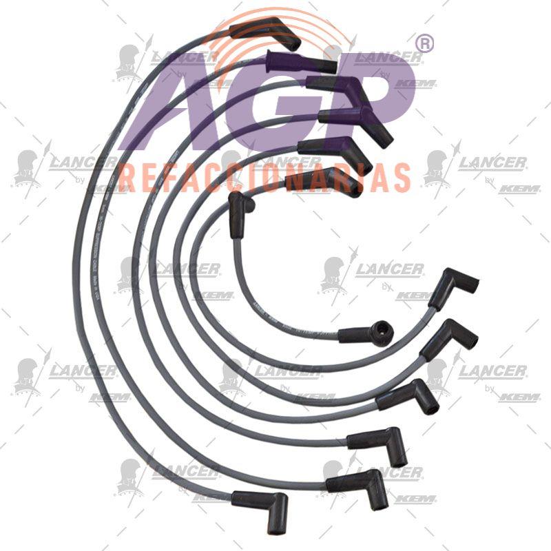 CABLES PARA BUJIAS  FORD 6 CIL. 3.0 LTS.GHIA ENCENDIDO ELECTRONICO 1993-1995 - REFACCIONARIAS AGP