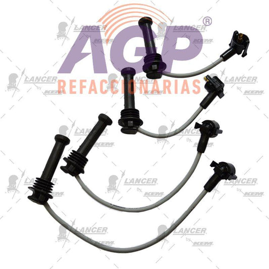 CABLES PARA BUJIAS  FORD 4 CIL. 1.4 LTS. FIESTA 1998-2000