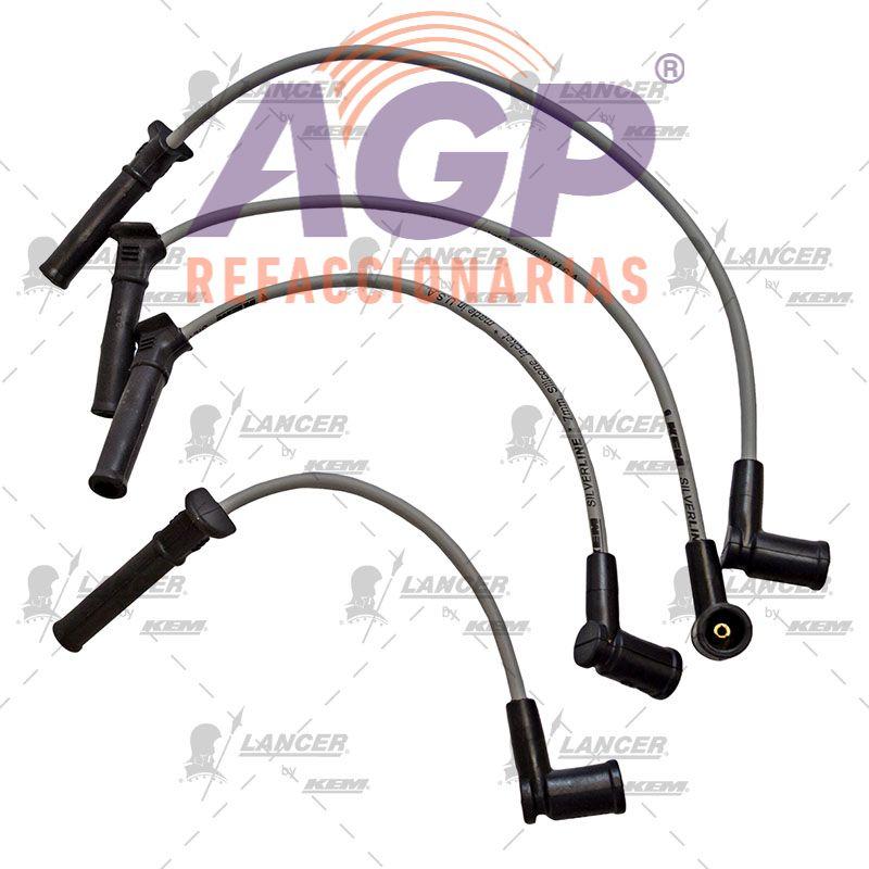 CABLES PARA BUJIAS  FORD 4 CIL. 1.6 LTS. COURIER 2001-2004