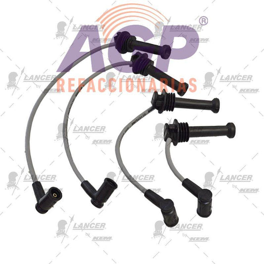CABLES PARA BUJIAS  FORD 4 CIL. 2.0 LTS. FOCUS DOHC ZX3 ZETEC 2000-2005