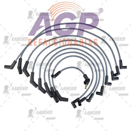 CABLES PARA BUJIAS  FORD 8 CIL. BRONCO MOTOR 370