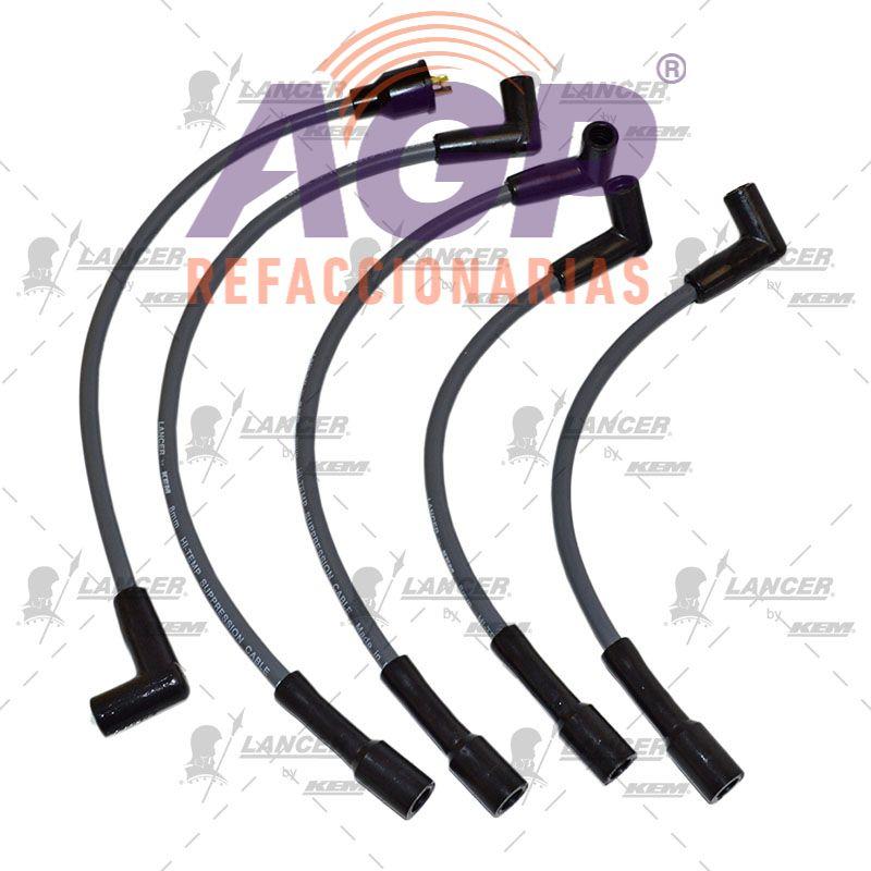 CABLES PARA BUJIAS  FORD 4 CIL. 2.3 LTS. TOPAZ CARBURADOS (1984-1989).