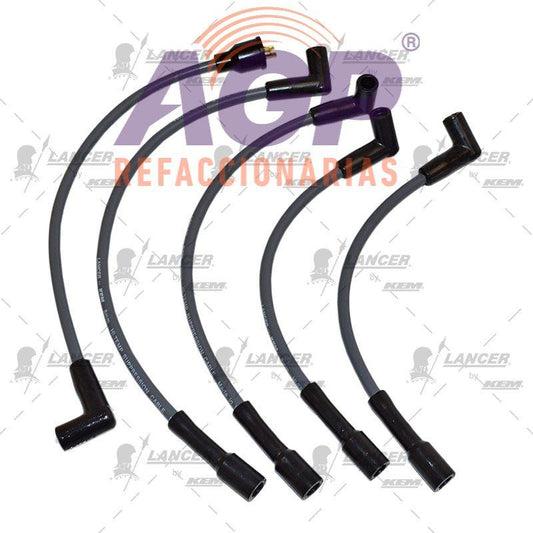 CABLES PARA BUJIAS  FORD 4 CIL. 2.3 LTS. TOPAZ CARBURADOS (1984-1989).