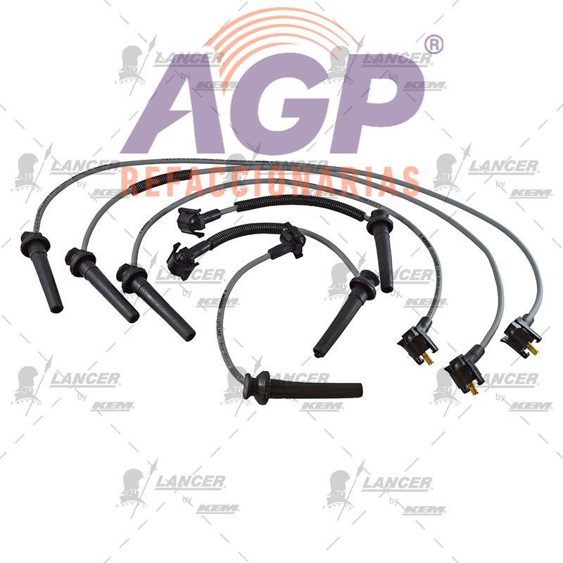 CABLES PARA BUJIAS  FORD 6 CIL. 2.5 LTS. CONTOUR