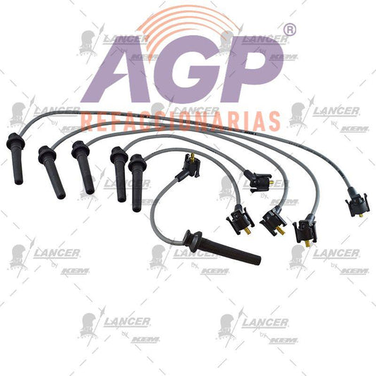 CABLES PARA BUJIAS  FORD 6 CIL. 3.0 LTS. SABLE ENC. ELECTRONICO 1996-2000