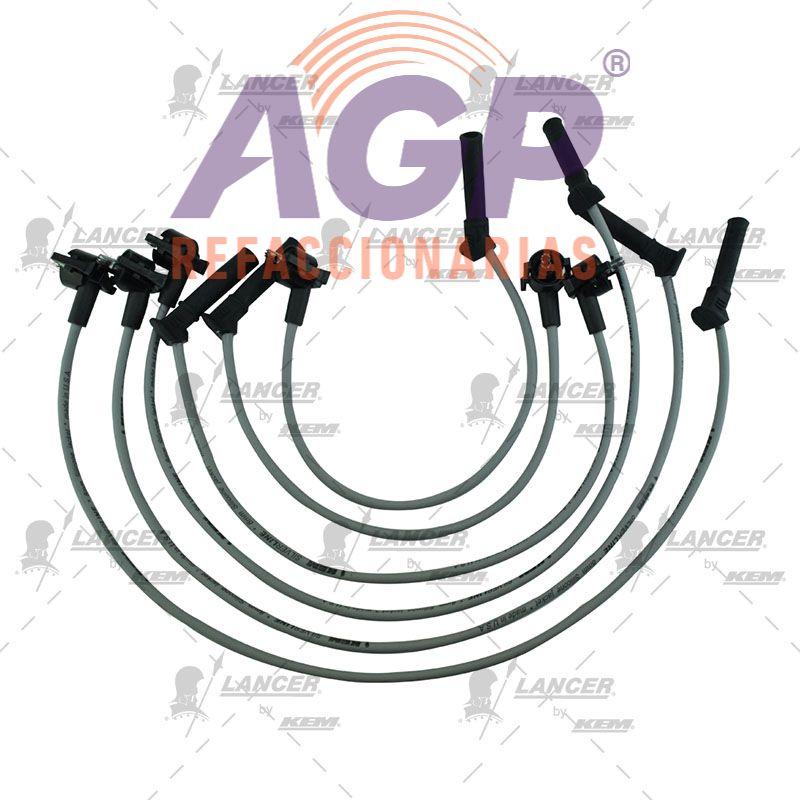 CABLES PARA BUJIAS  FORD 6 CIL. 4.0 LTS. EXPLORER ENC. ELECTRONICO 2001-2002