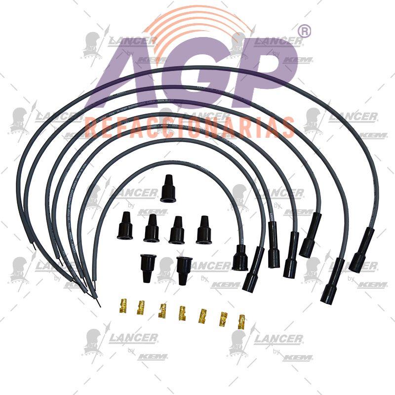 CABLES PARA BUJIAS  UNIVERSAL 6 CIL. TODOS