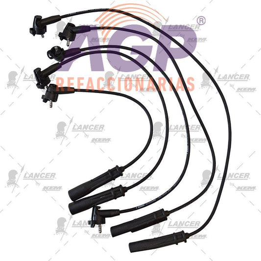 CABLES PARA BUJIAS  TOYOTA 4 CIL. 4 RUNNER 22RE PICK UP 2.4 LTS. (93-95)