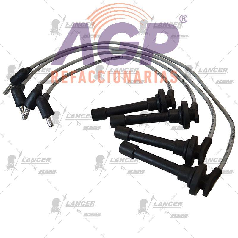 CABLES PARA BUJIAS  HONDA CIVIC SIR 1.6LTS 4CIL 1999-2000   / CIVIC SI 1.6LTS 4CIL 1999-2000   / CIVIC  1.5LTS 4CIL 1988-1991   / - REFACCIONARIAS AGP