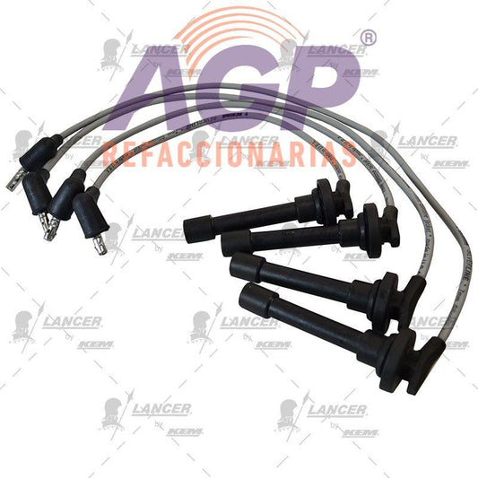 CABLES PARA BUJIAS  HONDA CIVIC SIR 1.6LTS 4CIL 1999-2000   / CIVIC SI 1.6LTS 4CIL 1999-2000   / CIVIC  1.5LTS 4CIL 1988-1991   / - REFACCIONARIAS AGP