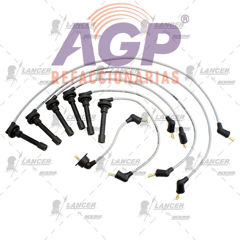 CABLES PARA BUJIAS  HONDA ACCORD IMP. 2.7 LTS. 6 CIL. 95-97.
