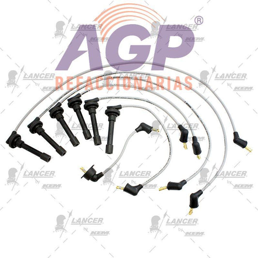 CABLES PARA BUJIAS  HONDA ACCORD IMP. 2.7 LTS. 6 CIL. 95-97.