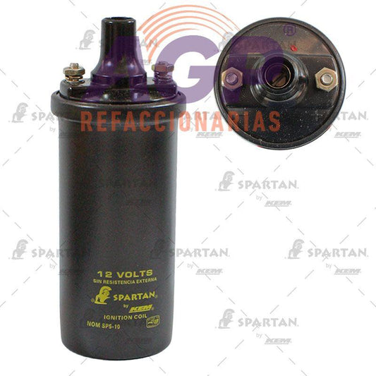 BOBINA DE ACEITE UNIVERSALSINRESISTENCIA EXTERNA 12V
