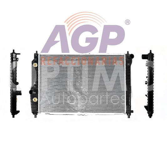 RADIADOR AGUA C/AIRE AUT 610*440*16MM (PT G3 06-09) T/SOLDADO AVEO 1.6L 2007-2009