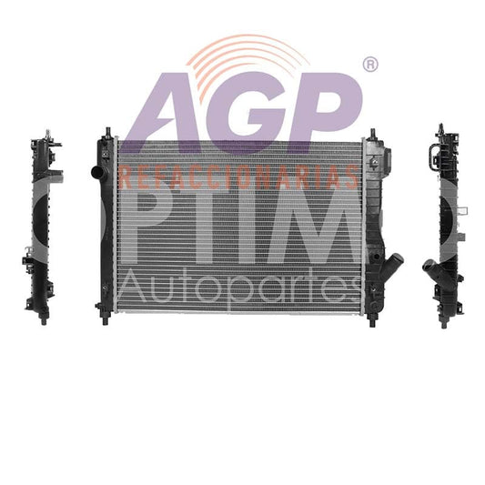 RADIADOR AGUA C/S AIRE STD 610*420*26MM T/SOLDADO AVEO 1.6L 2010-2012