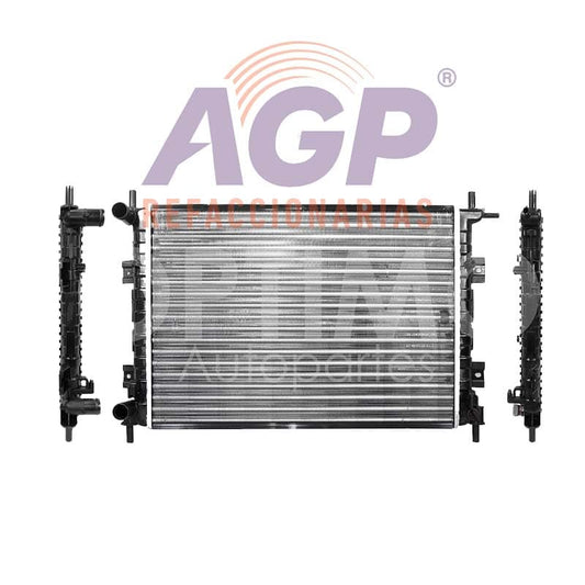 RADIADOR AGUA C/AIRE STD 510*360*32MM (COURIER 1.6L 01-10) T/MECANICO FORD FIESTA IKON 1.6L 2001-2004